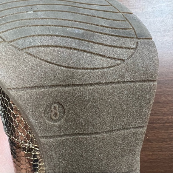 Michael by Michael Shannon metallic boots 8 WC - Picture 10 of 13